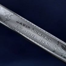 British WW2 1925 Pattern Royal Air Force Officers Sword of Group Captain David Lumgair CBE 12